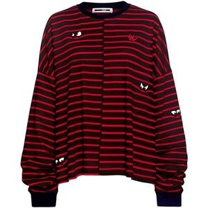 McQ Alexander McQueen Boyfriend Stripe T-Shirt
